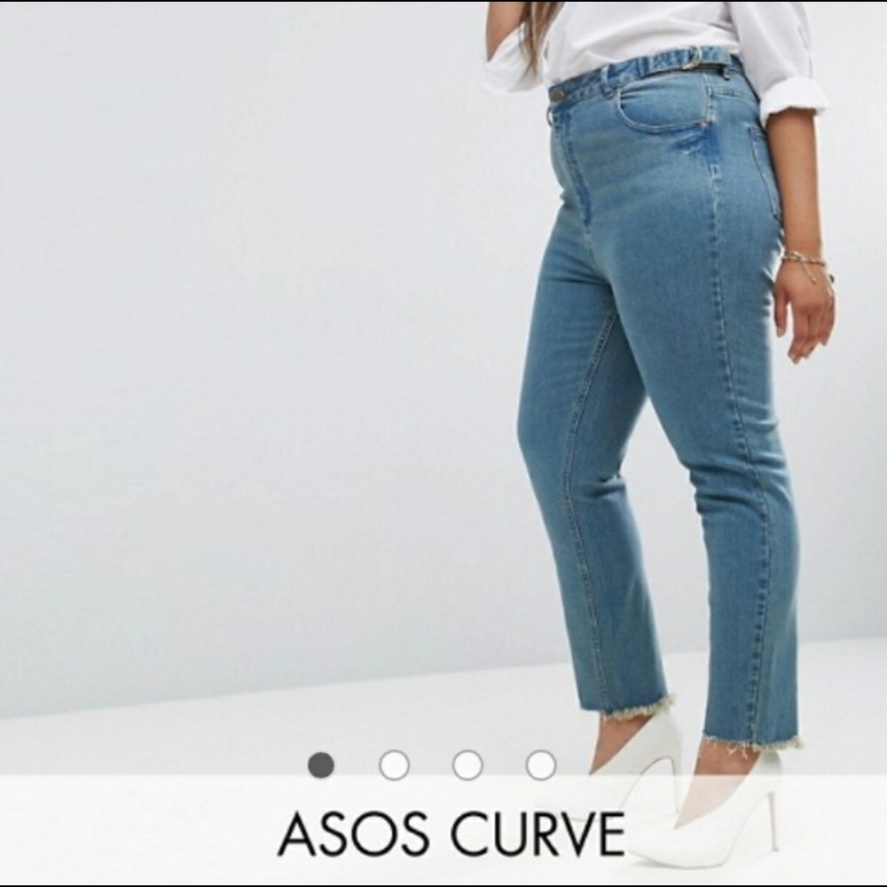 ASOS Curve Farleigh High Waste Slim Mom Jeans